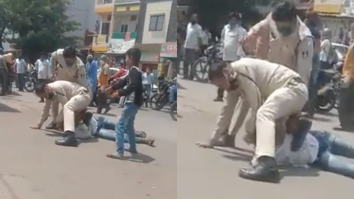 India's George Floyd moment? Police brutality on Indore's streets leaves netizens fuming - Vimarsana News