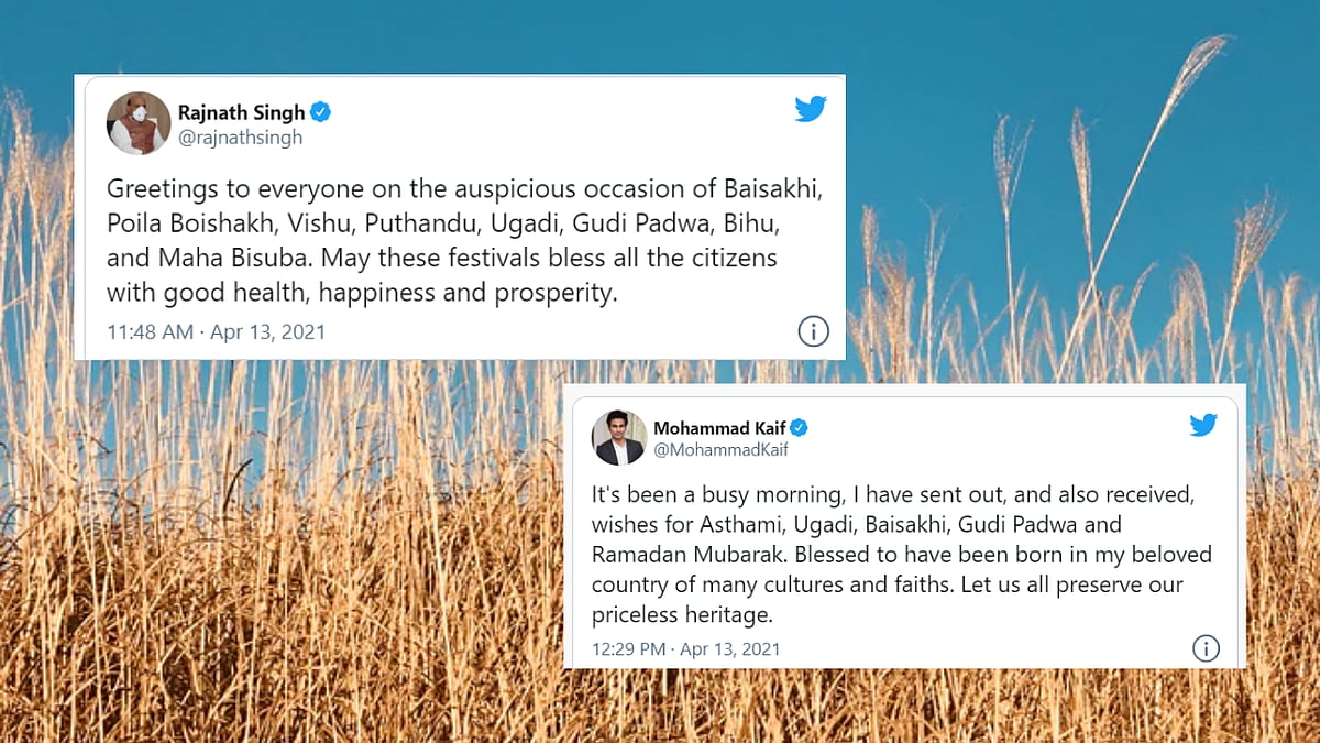 It's Baisakhi, Ugadi, Gudi Padwa, Chaitra Navratri, Ramadan, Chandra Darshana and so much more. Celebrities and politicians celebrate virtually