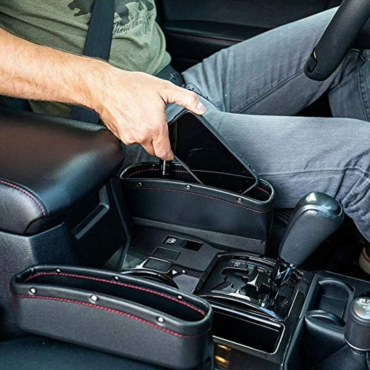 Lukzer 2 PC Car Seat Gap Filler