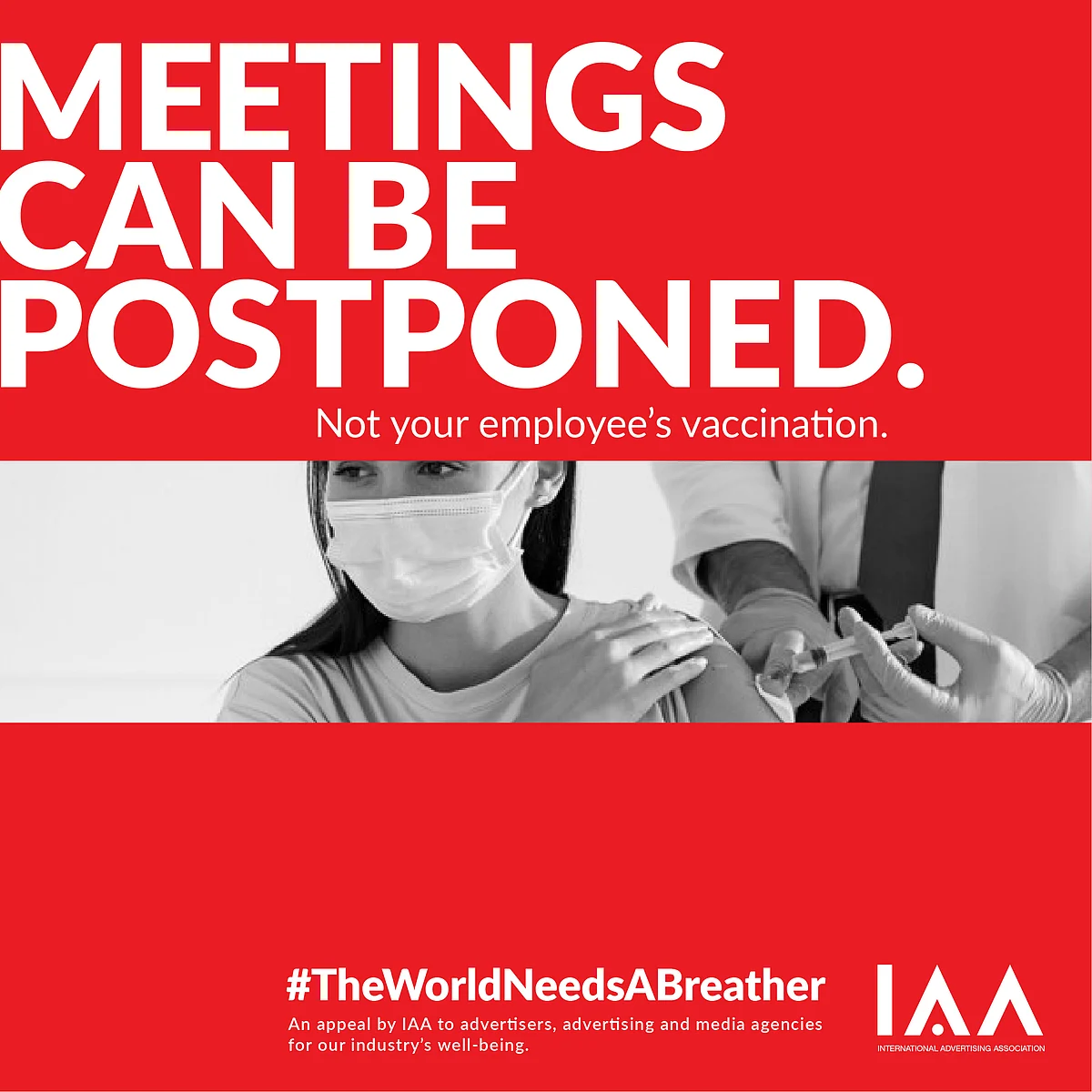 "The world needs a breather"