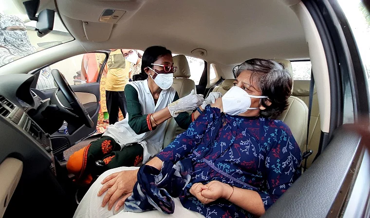 Mumbai: BMC starts drive-in COVID-19 vaccination in Kandivali's Growel's 101 mall; see pics