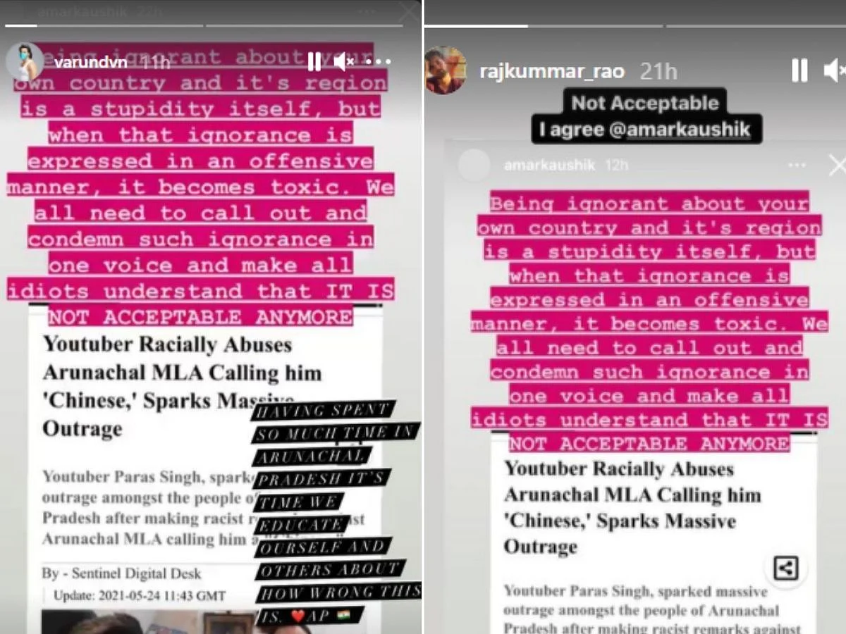 Varun Dhawan, Kriti Sanon, Rajkummar Rao slam YouTuber for racist remarks against Arunachal Pradesh MLA