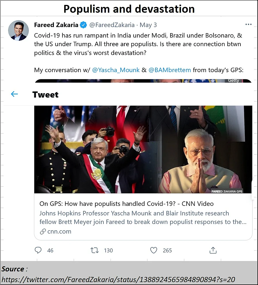 Shrinking! Modi. BJP. Even India