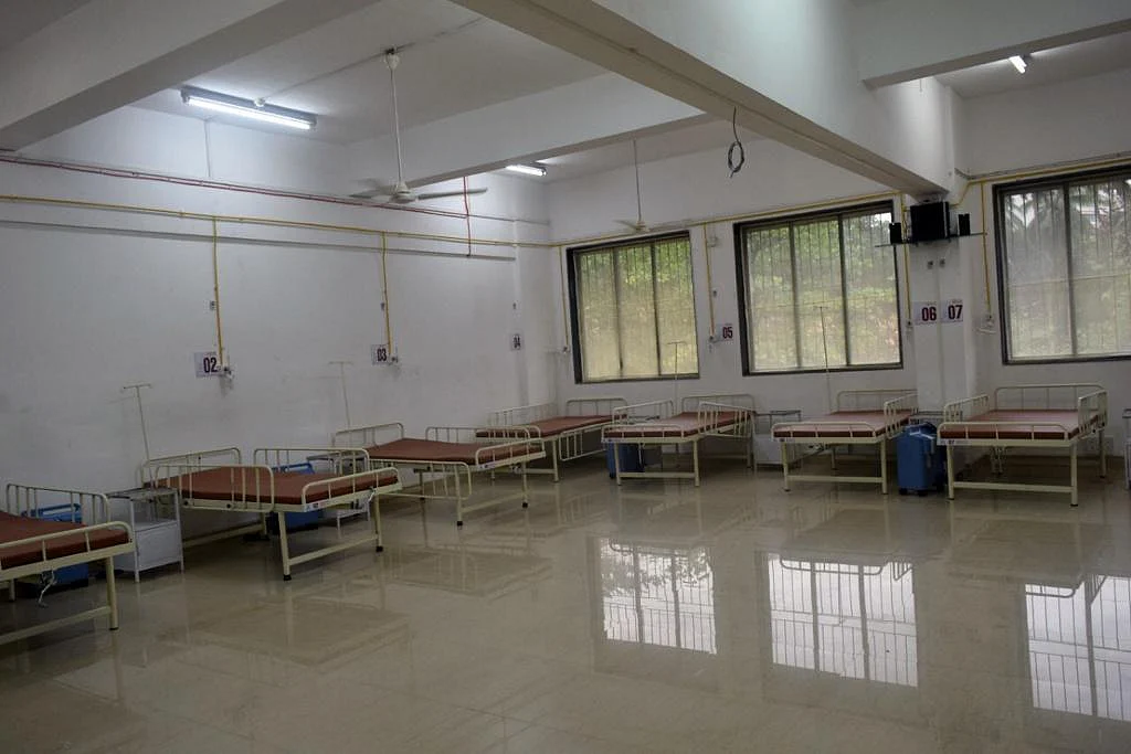 Covid care center at Juhu