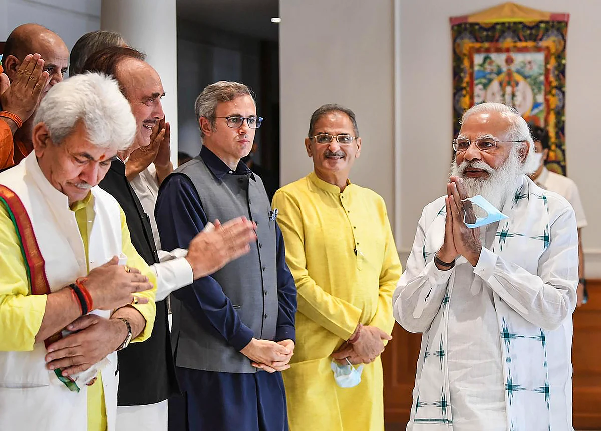 In Pics: PM Narendra Modi's all party meeting with Jammu and Kashmir leaders