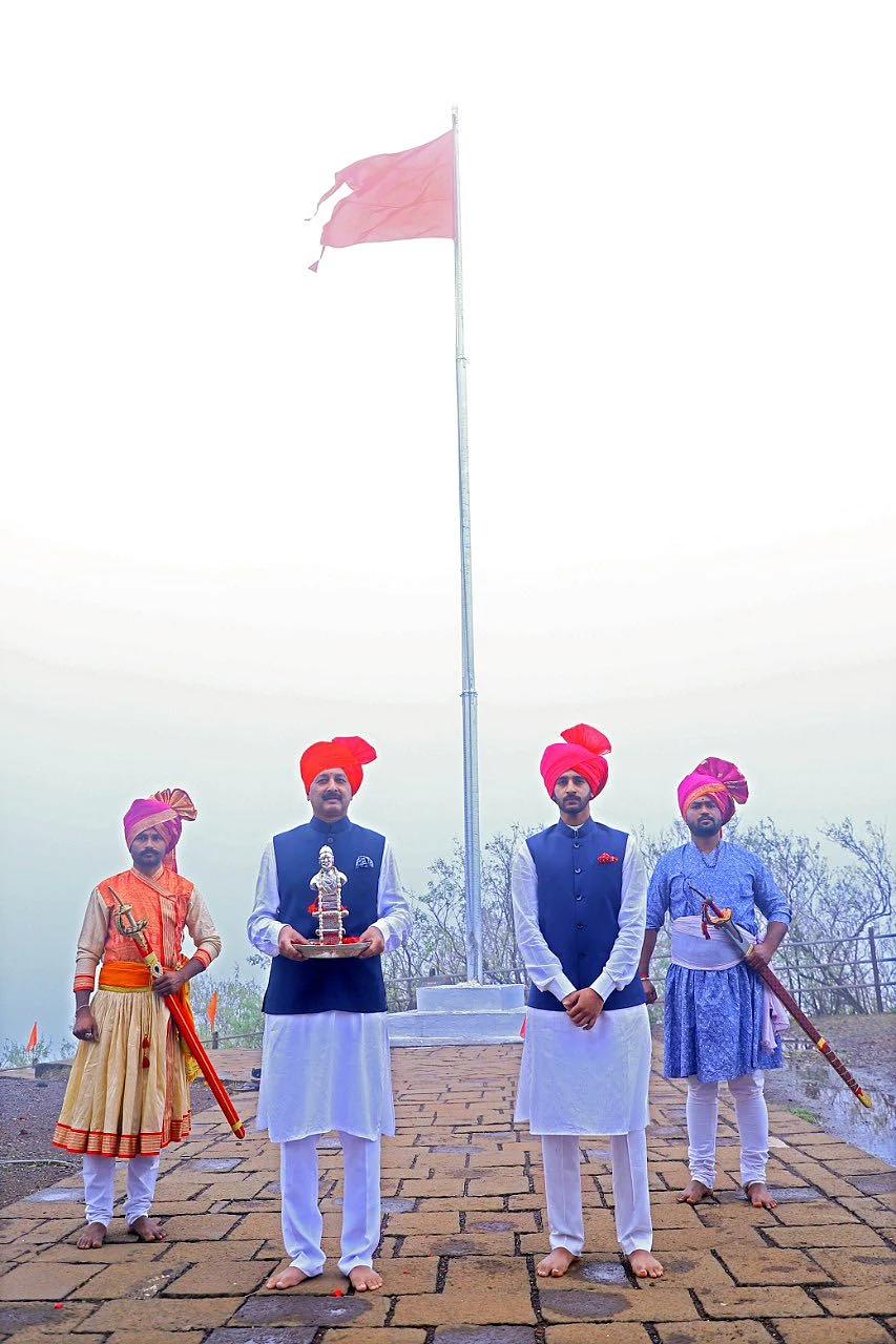 BJP MP Sambhaji Raje Chhatrapati celebrated Shiv Rajyabhishek Din to commemorate the coronation day of the great Maratha warrior king Chhatrapati Shivaji Maharaj at the Raigad Fort on June 6, 2021.
