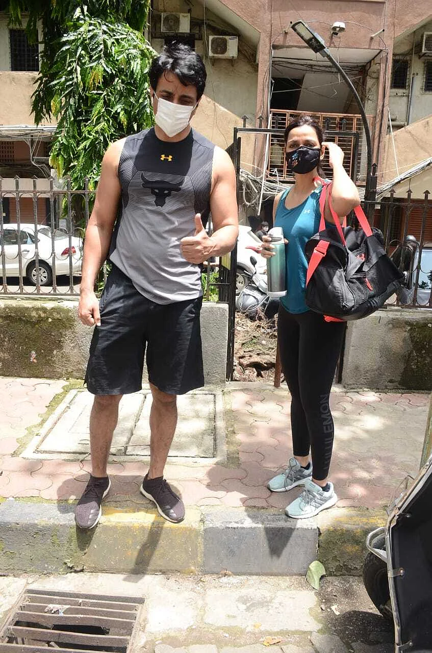 Sonu Sood with his wife