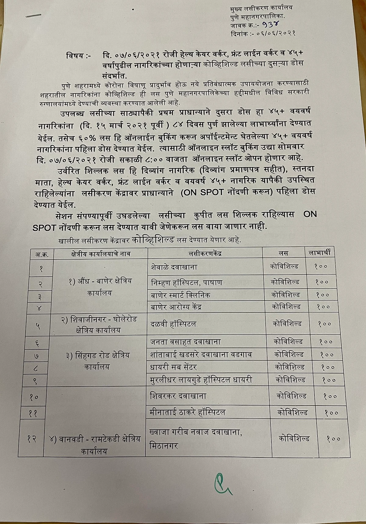 COVID-19 vaccination in Pune: 16 Covaxin, 55 Covishield centres to remain open tomorrow; here's the full list