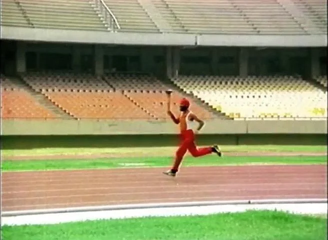 Milkha Singh in the short film, Freedom Run