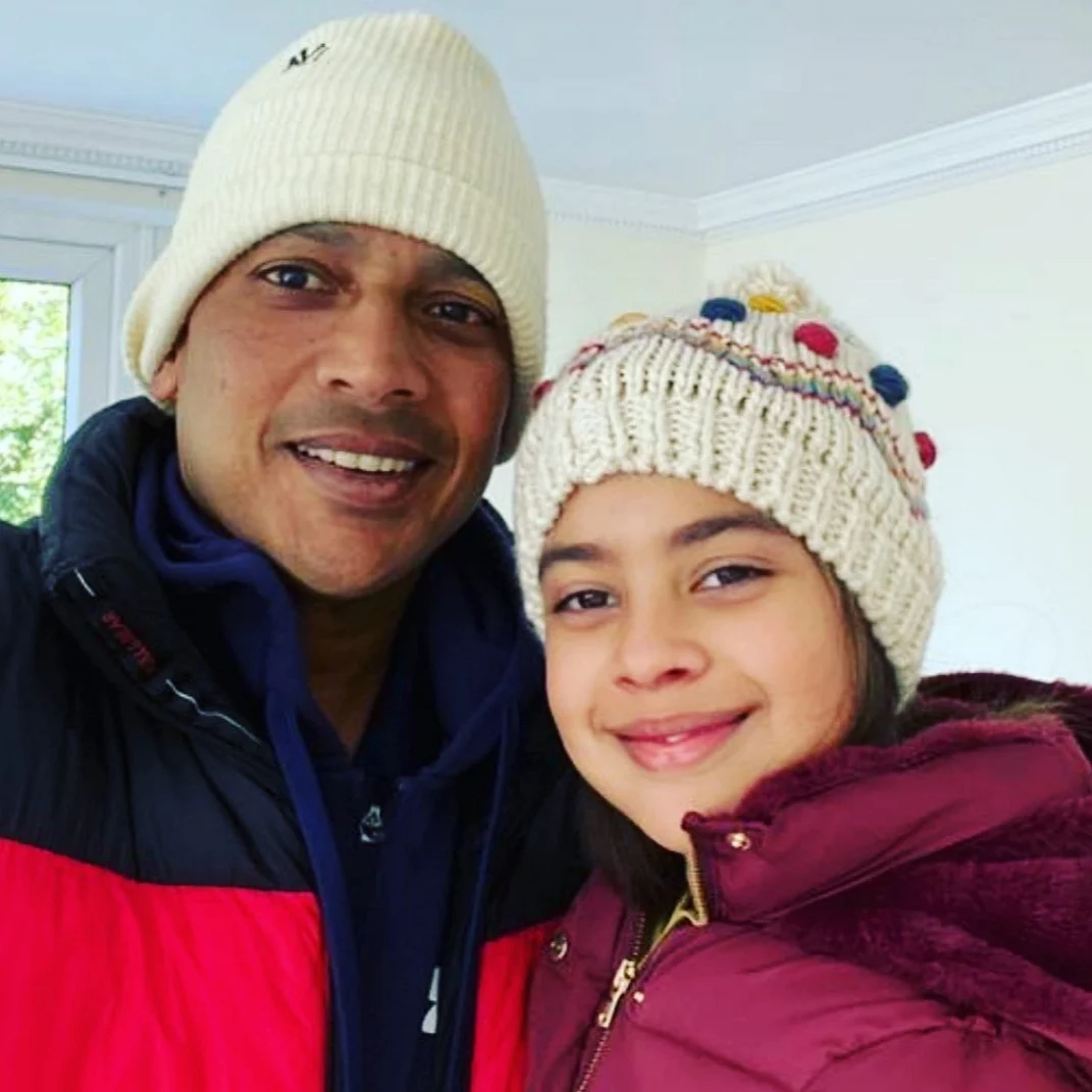Mahesh Bhupati and daughter Saira