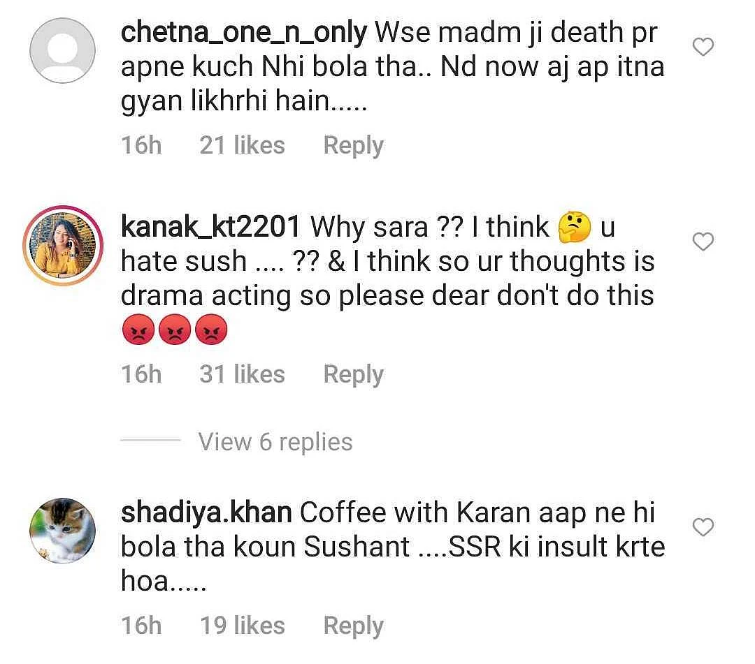 ‘Drama bandh kar’: Sara Ali Khan trolled for sharing a post on Sushant Singh Rajput’s death anniversary
