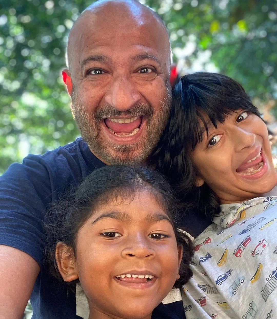 In Pics: Raj Kaushal’s doting dad moments with son Vir and daughter Tara