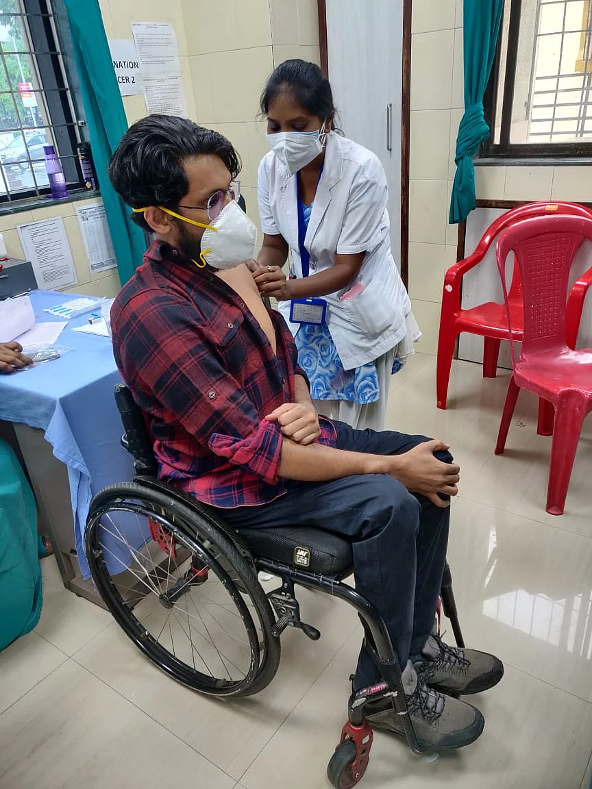 Navi Mumbai: 186 persons with disabilities turn out at special vaccination session; see pics