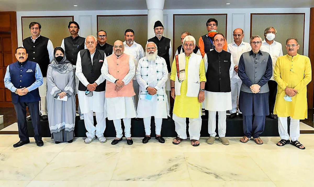 In Pics: PM Narendra Modi's all party meeting with Jammu and Kashmir leaders