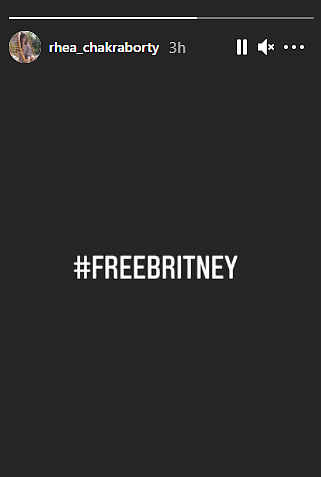 Rhea Chakraborty comes out in support of Britney Spears after singer speaks out against 'abusive' conservatorship