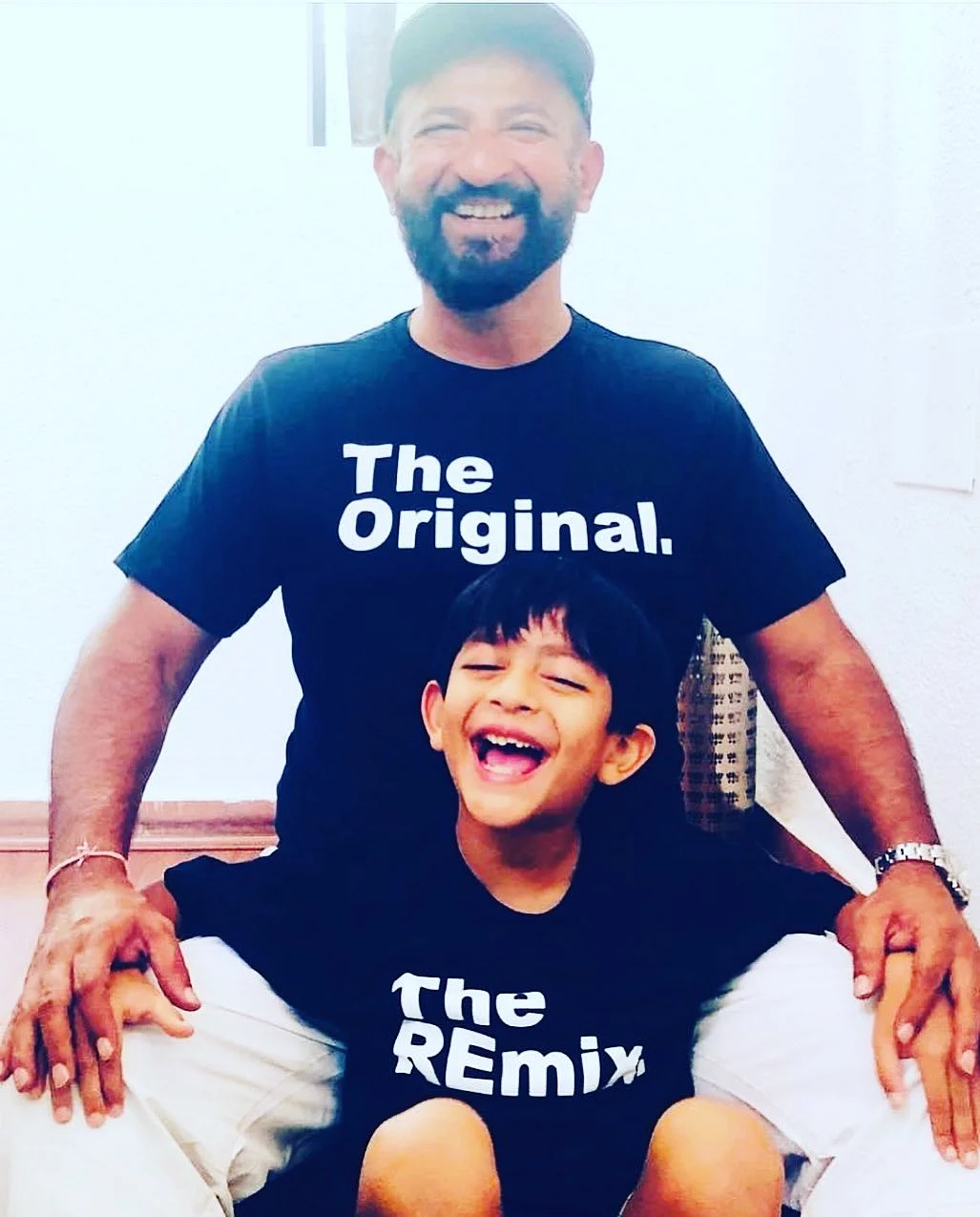 In Pics: Raj Kaushal’s doting dad moments with son Vir and daughter Tara