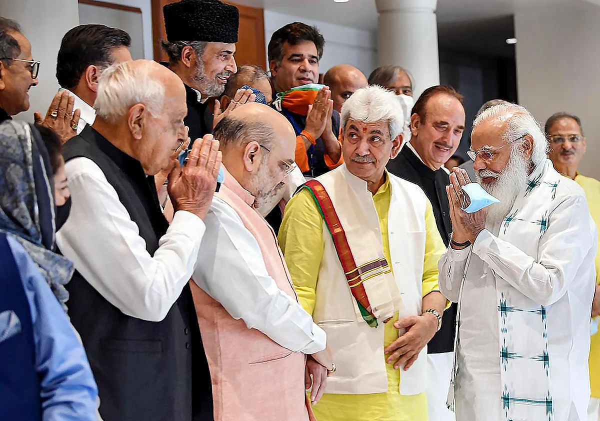 In Pics: PM Narendra Modi's all party meeting with Jammu and Kashmir leaders