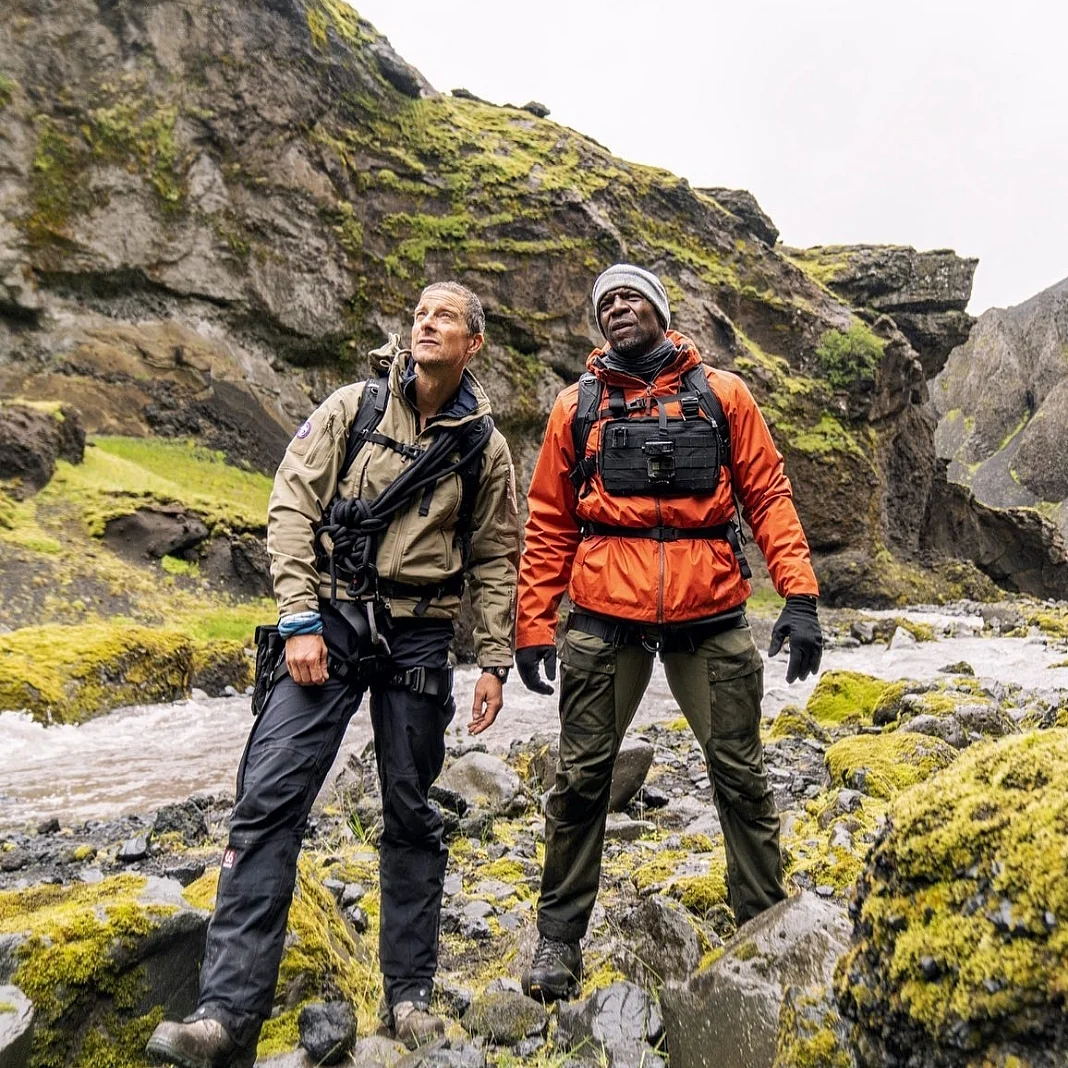 Bear Grylls and Terry Crews