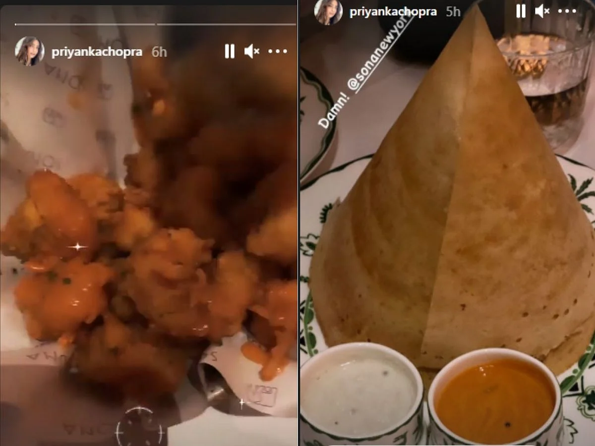 Desi girl Priyanka Chopra enjoys dosa, pakoras at her New York restaurant 'Sona'; see pics
