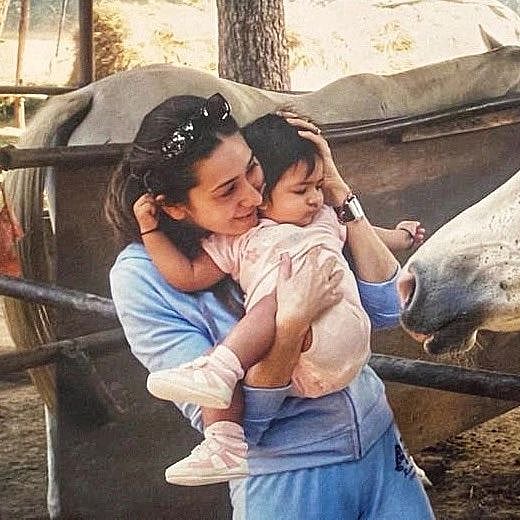 Happy Birthday Karisma Kapoor: Doting mommy moments of the actress with kids Samaira and Kiaan 
