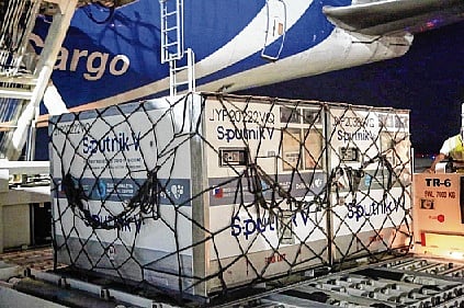3 million Sputnik V doses land in Hyderabad