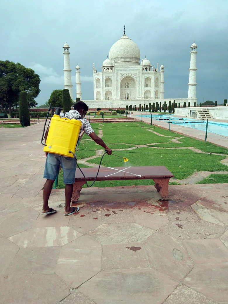 Taj Mahal to reopen from Wednesday, 650 visitors allowed at a time