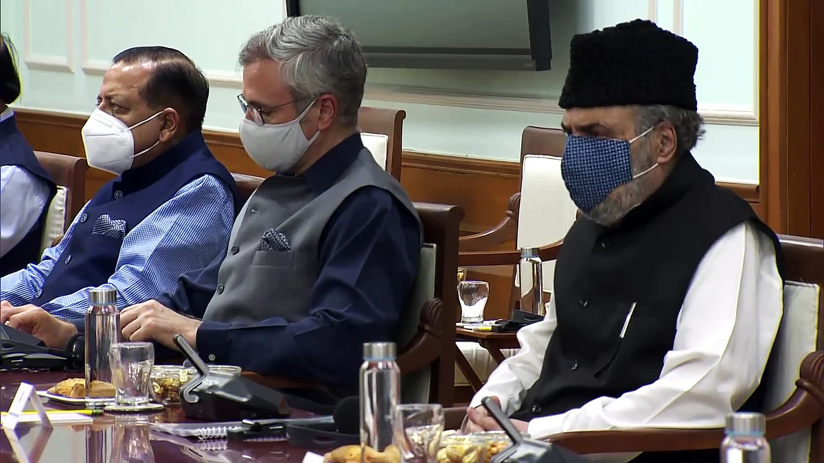 In Pics: PM Narendra Modi's all party meeting with Jammu and Kashmir leaders