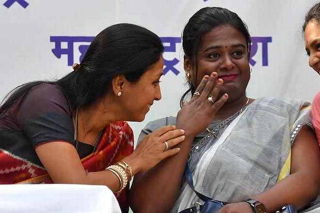 Supriya Sule and Priya Patil