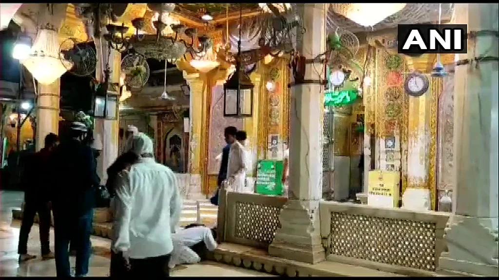 Devotees arrived at Ajmer Sharif Dargah to offer prayers as the state government permitted the reopening of religious places from Monday, June 28, 2021.