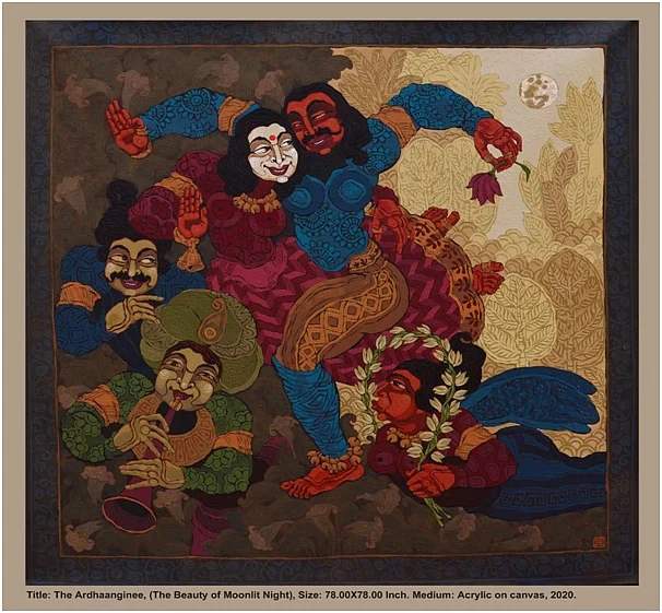 Artwork by Alturaash Art panel, artist Pradipta Chakraborty