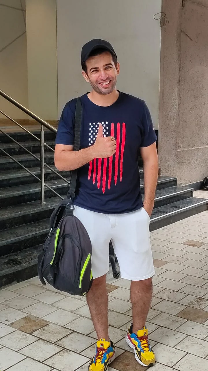 Jay Bhanushali at the gym
