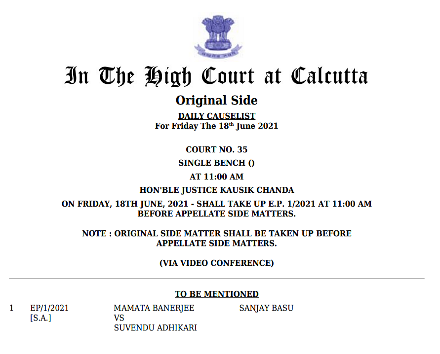 Nandigram battle continues: West Bengal CM Mamata Banerjee moves Calcutta HC challenging Suvendu Adhikari's victory
