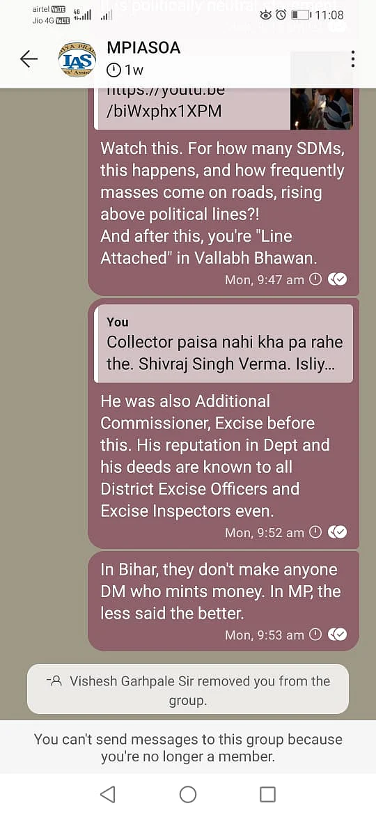 Screenshot of Jangid's post