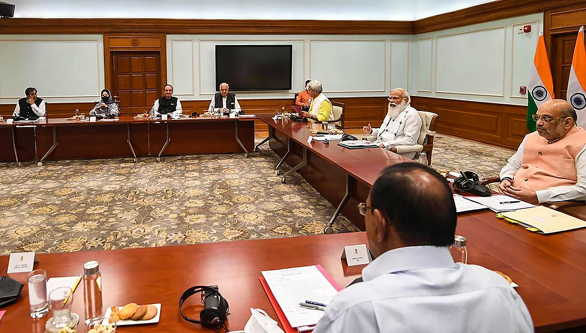 In Pics: PM Narendra Modi's all party meeting with Jammu and Kashmir leaders