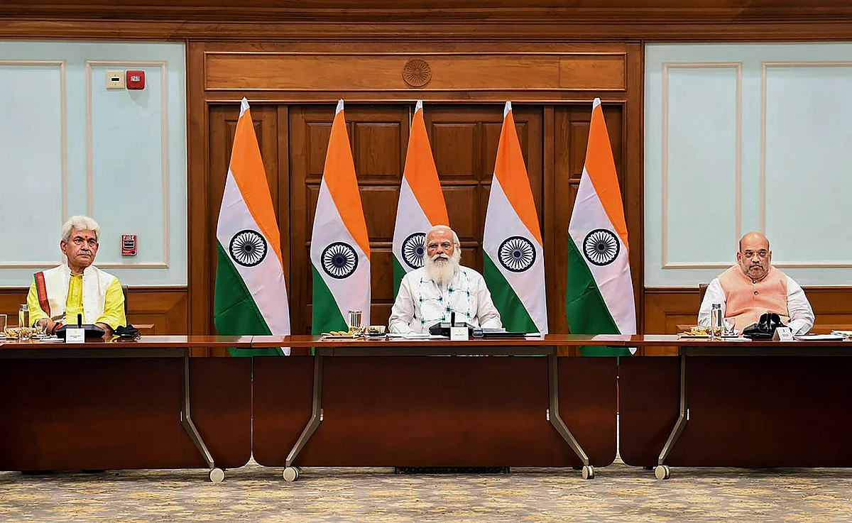 In Pics: PM Narendra Modi's all party meeting with Jammu and Kashmir leaders