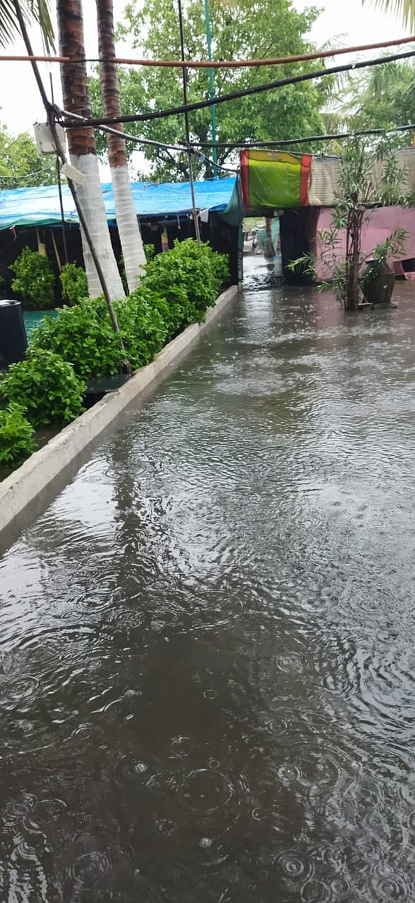 Photos: Waterlogging raises a stink in Mahul dargah in Mumbai