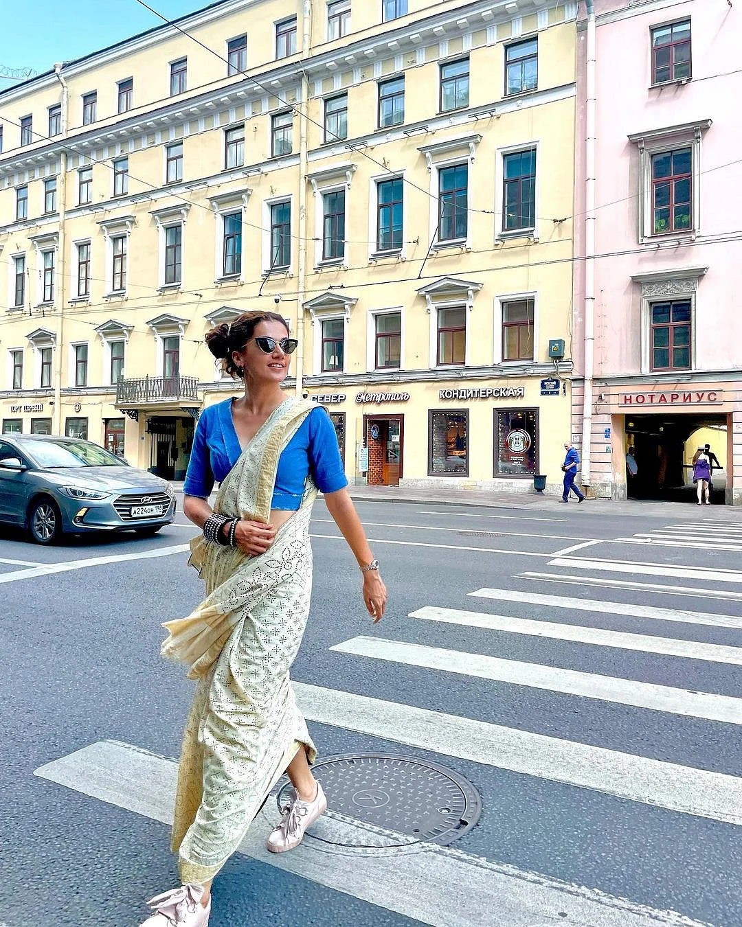 Taapsee Pannu in Russia