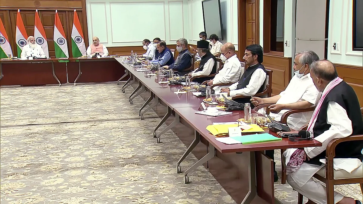 In Pics: PM Narendra Modi's all party meeting with Jammu and Kashmir leaders