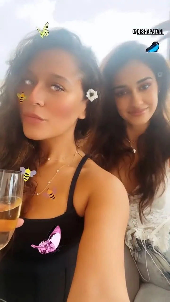Disha Patani celebrates birthday with rumoured beau Tiger Shroff, his sister Krishna; check out pics and videos