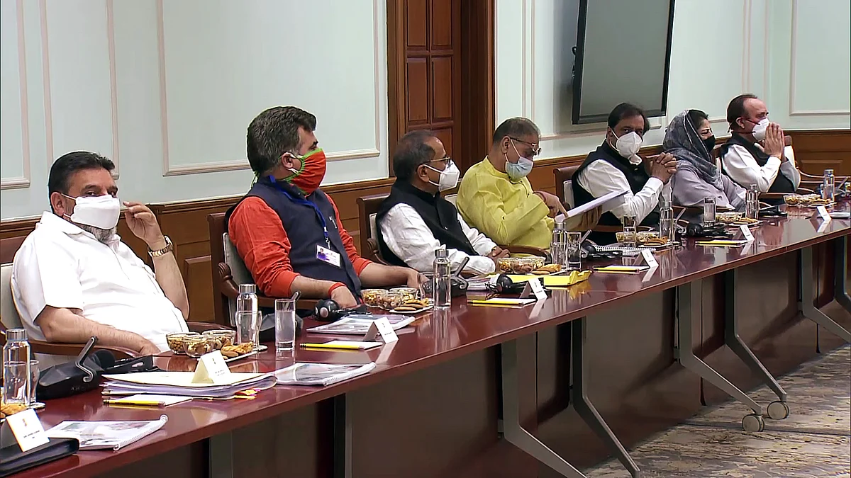 In Pics: PM Narendra Modi's all party meeting with Jammu and Kashmir leaders
