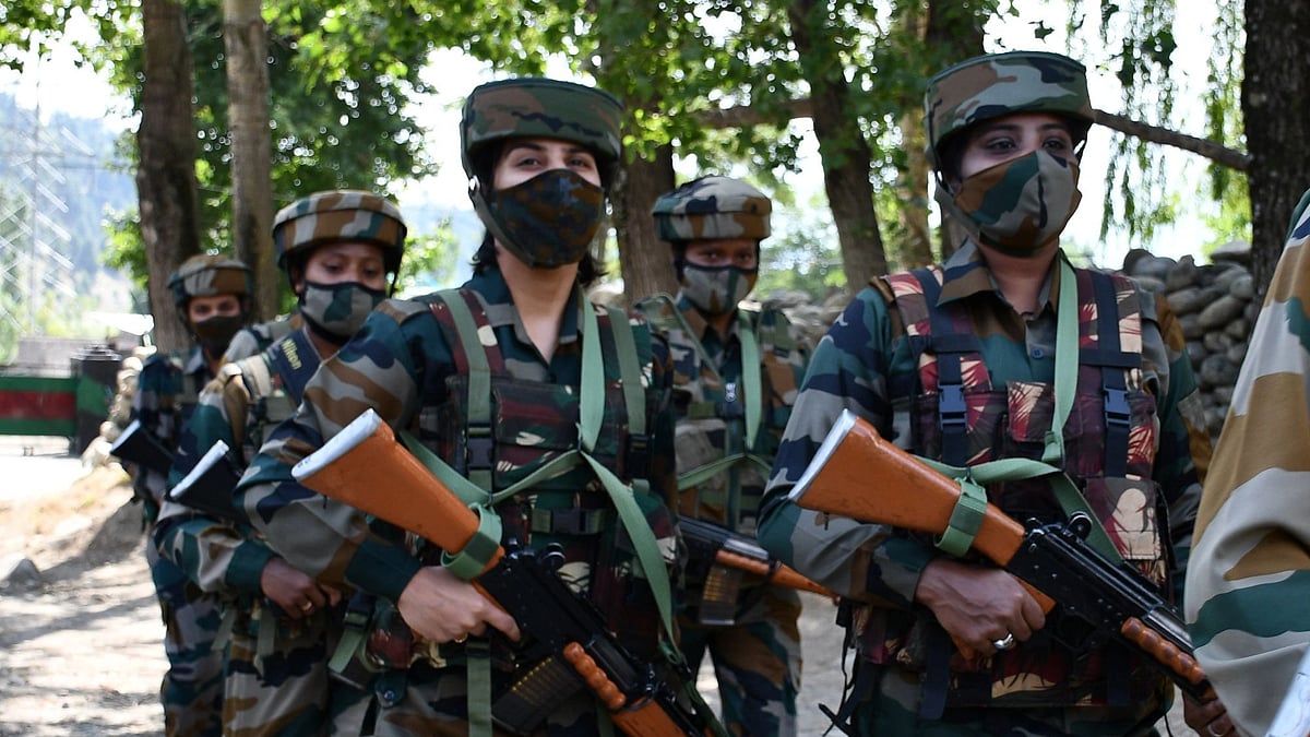 In Photos Women soldiers deployed at J&K's Ganderbal to improve