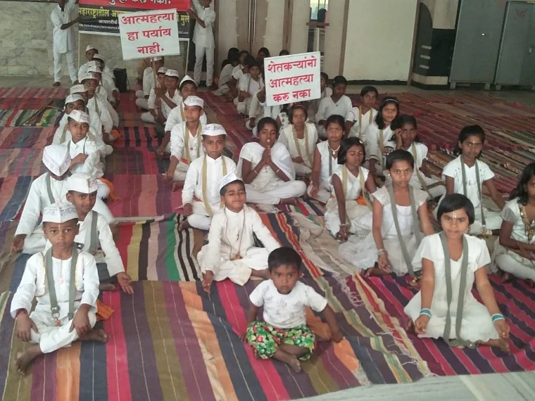 Maharashtra: Nashik ashram looks after orphaned kids of farmers who committed suicide due to debt amid COVID-19 pandemic