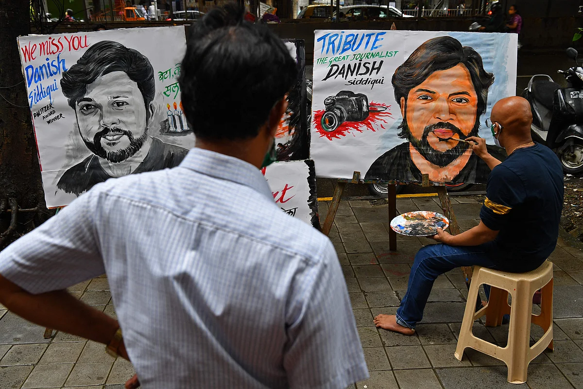 In Pics: Tribute to journalist Danish Siddiqui who was killed covering fighting between Afghan security forces and Taliban