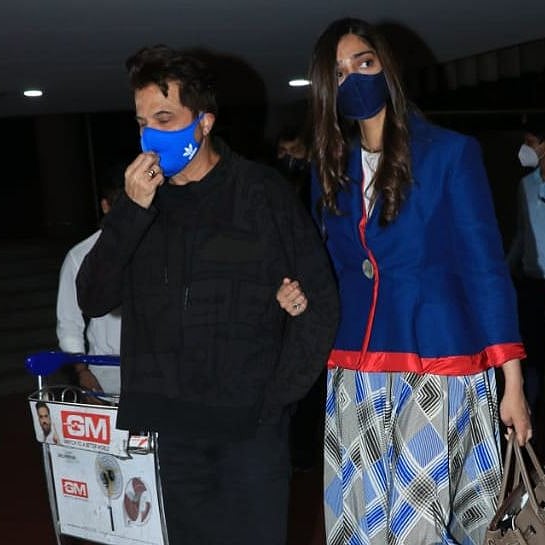 Watch: Sonam Kapoor returns to Mumbai after a year, breaks down upon seeing dad Anil Kapoor at the airport