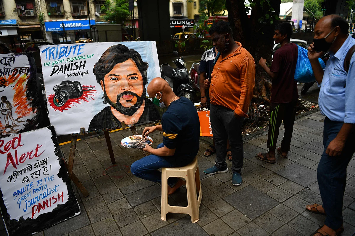 In Pics: Tribute to journalist Danish Siddiqui who was killed covering fighting between Afghan security forces and Taliban