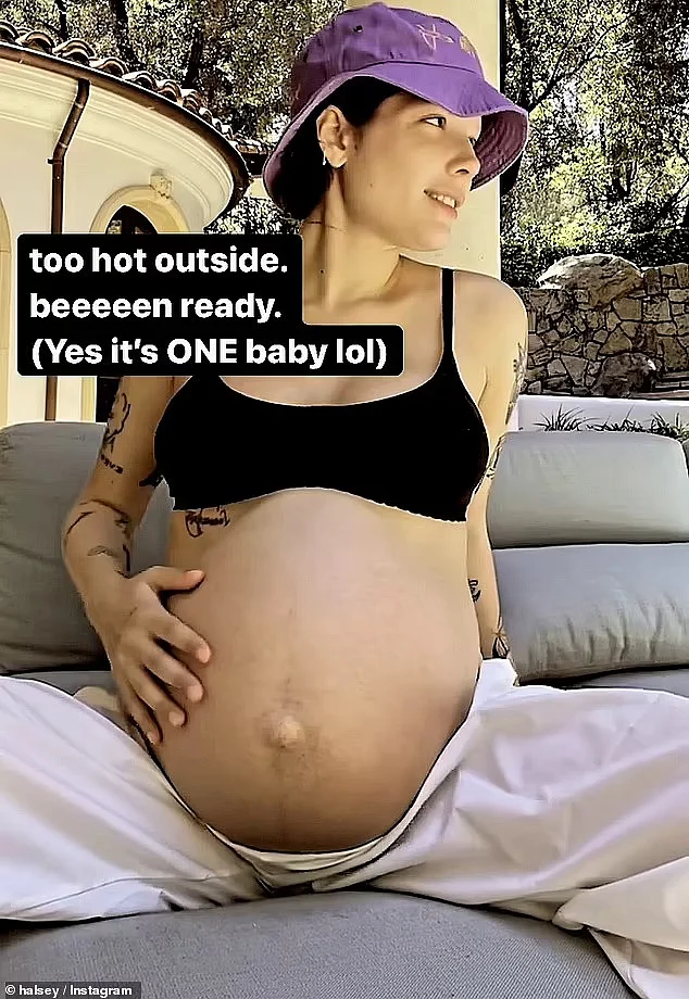 In Pics: Halsey flaunts her growing baby bump as she gets ready to welcome first child