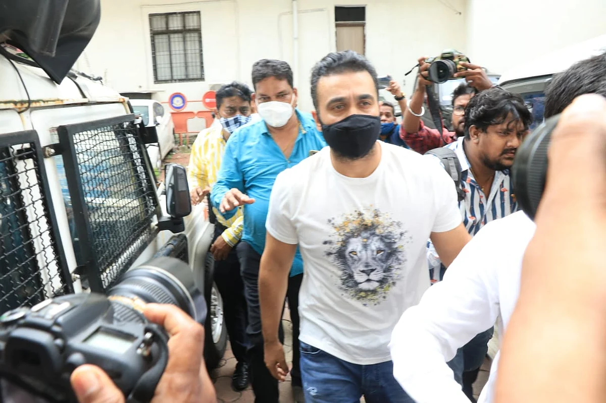 In Pics: Raj Kundra remanded in police custody till July 23 in porn racket case