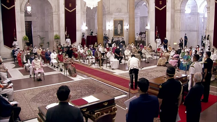 Cabinet reshuffle: Mansukh Mandaviya gets Health, Ashwini Vaishnaw gets Railways - Here's the new brigade of PM Modi's cabinet ministers