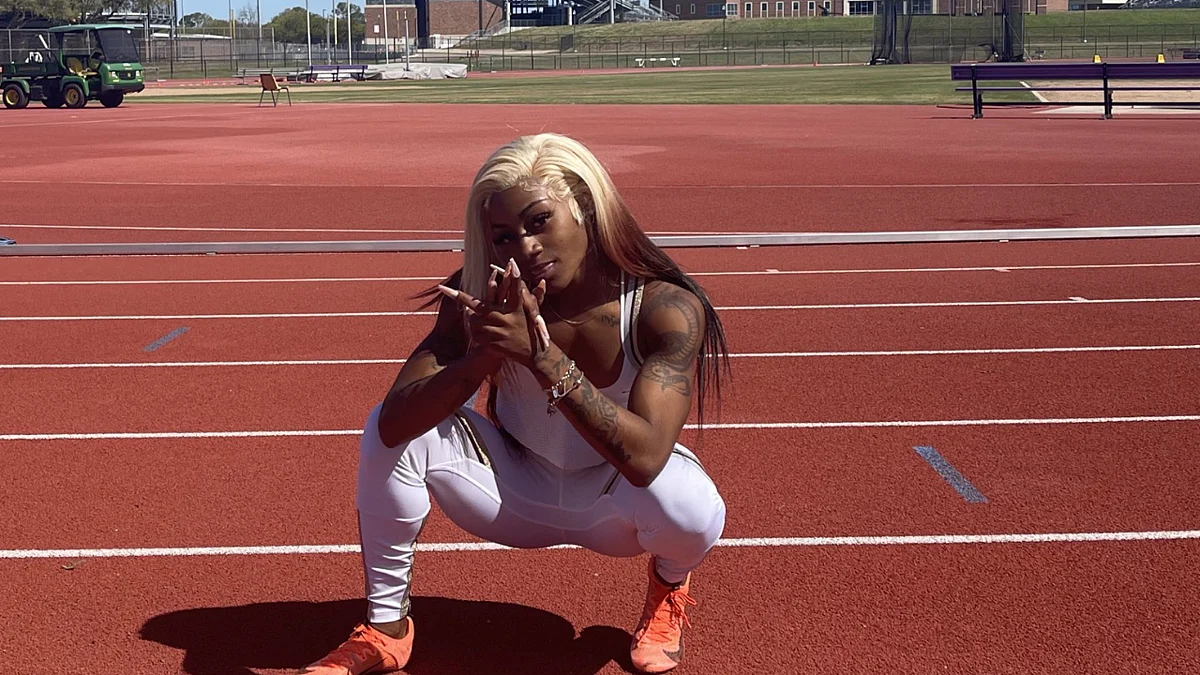 images Sha'carri Richardson Pictures https www freepressjournal in viral legalise the plant us sprinter shacarri fails dope test due to cannabis twitterati support with memes