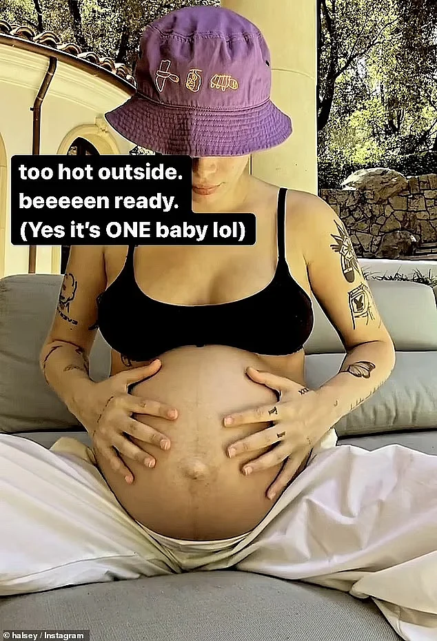 In Pics: Halsey flaunts her growing baby bump as she gets ready to welcome first child